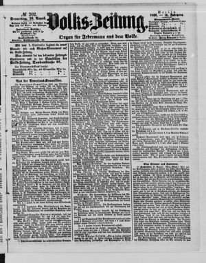 Volks-Zeitung vom 30.08.1866
