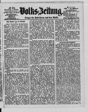 Volks-Zeitung vom 01.09.1866