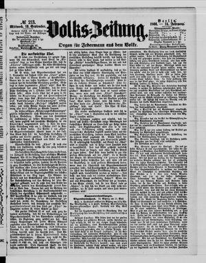 Volks-Zeitung vom 12.09.1866