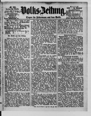 Volks-Zeitung vom 28.09.1866