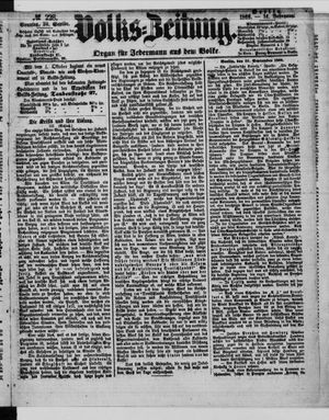 Volks-Zeitung vom 30.09.1866