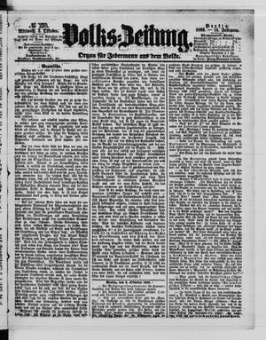 Volks-Zeitung vom 03.10.1866