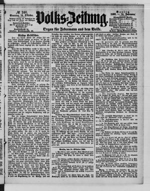 Volks-Zeitung vom 14.10.1866