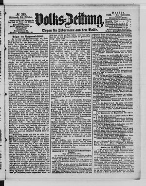 Volks-Zeitung vom 24.10.1866