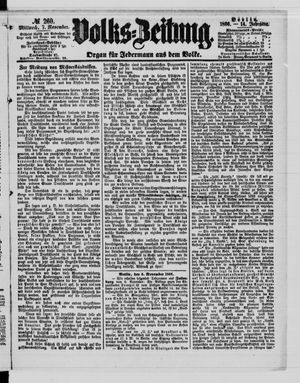 Volks-Zeitung vom 07.11.1866
