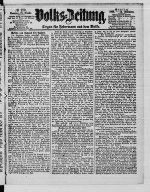 Volks-Zeitung vom 18.11.1866
