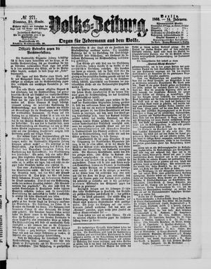 Volks-Zeitung vom 20.11.1866
