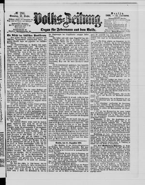 Volks-Zeitung vom 16.12.1866
