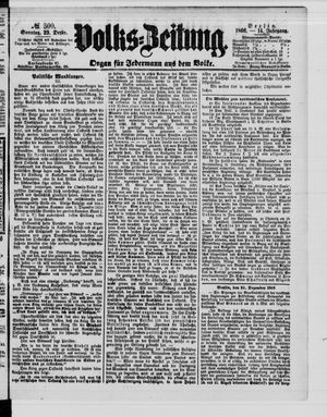 Volks-Zeitung vom 23.12.1866