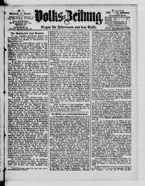 Volks-Zeitung vom 09.01.1867