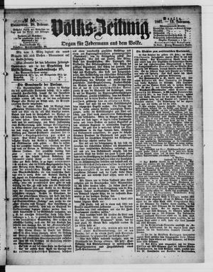 Volks-Zeitung vom 28.02.1867
