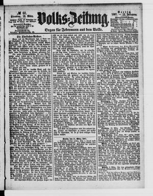 Volks-Zeitung vom 12.03.1867