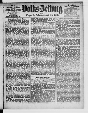 Volks-Zeitung on Mar 13, 1867