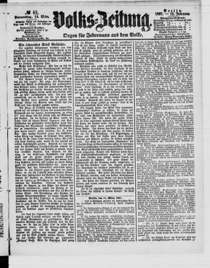 Volks-Zeitung vom 14.03.1867