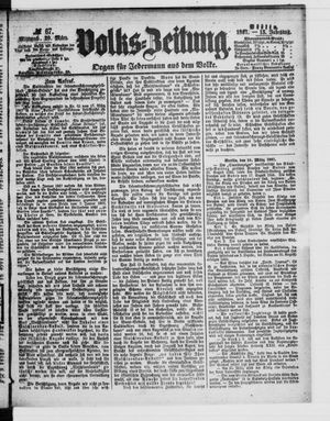 Volks-Zeitung on Mar 20, 1867