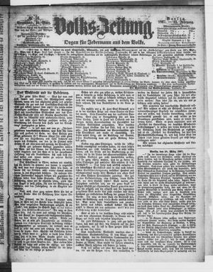 Volks-Zeitung vom 30.03.1867