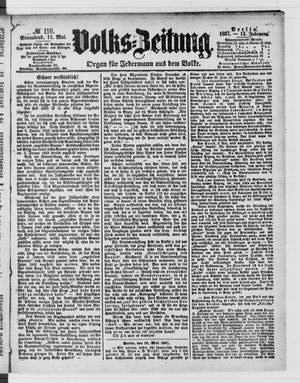 Volks-Zeitung vom 11.05.1867