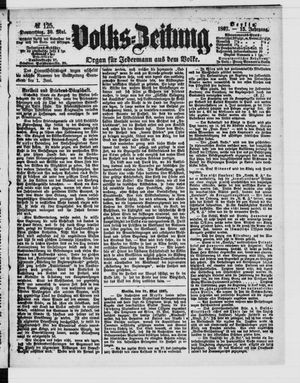 Volks-Zeitung vom 30.05.1867