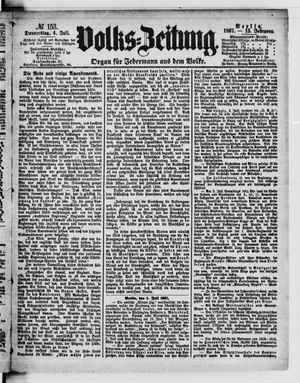 Volks-Zeitung vom 04.07.1867