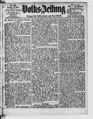 Volks-Zeitung vom 12.07.1867