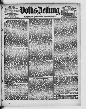 Volks-Zeitung vom 18.07.1867