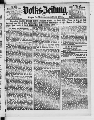 Volks-Zeitung on Jul 25, 1867