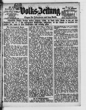 Volks-Zeitung on Jul 27, 1867