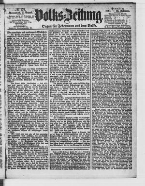 Volks-Zeitung vom 03.08.1867