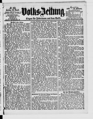 Volks-Zeitung vom 16.08.1867