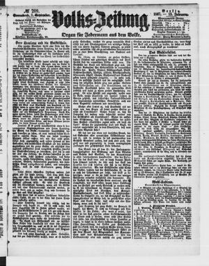 Volks-Zeitung vom 07.09.1867