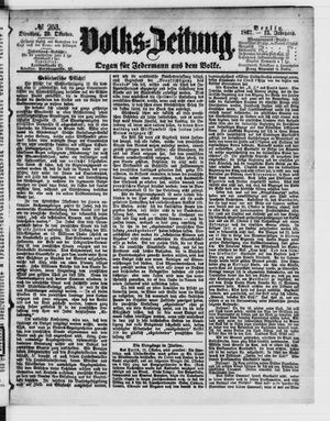 Volks-Zeitung vom 29.10.1867