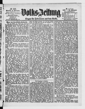 Volks-Zeitung vom 03.11.1867