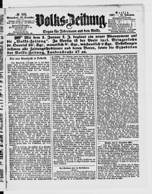Volks-Zeitung on Dec 28, 1867