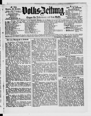 Volks-Zeitung on Dec 29, 1867