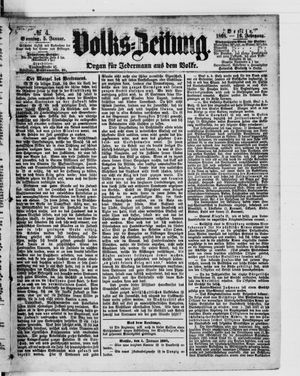 Volks-Zeitung vom 05.01.1868