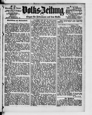 Volks-Zeitung on Jan 25, 1868