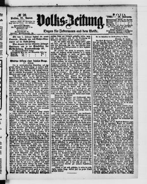 Volks-Zeitung vom 31.01.1868