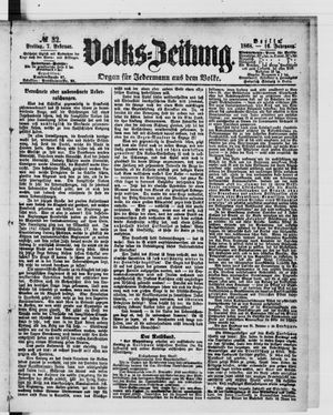 Volks-Zeitung vom 07.02.1868