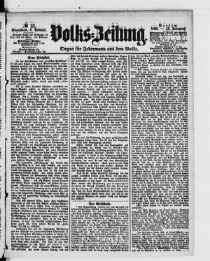 Volks-Zeitung vom 08.02.1868