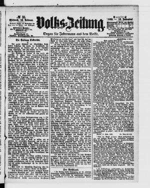 Volks-Zeitung on Feb 12, 1868