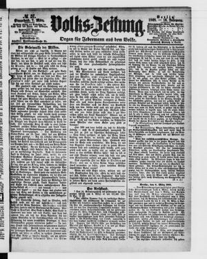 Volks-Zeitung vom 07.03.1868