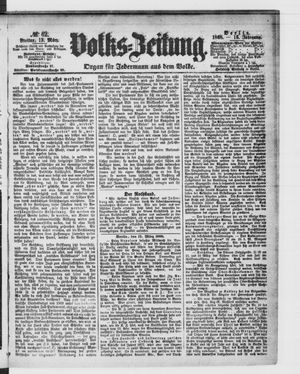 Volks-Zeitung on Mar 13, 1868