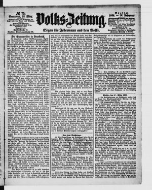 Volks-Zeitung vom 28.03.1868