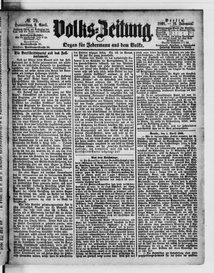 Volks-Zeitung vom 02.04.1868