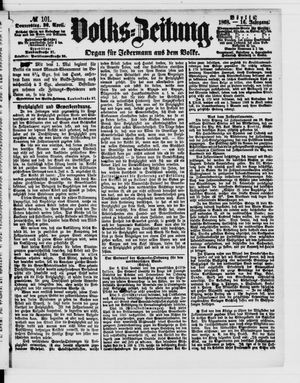 Volks-Zeitung vom 30.04.1868