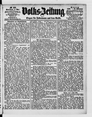 Volks-Zeitung on May 9, 1868