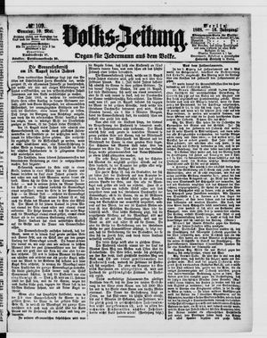 Volks-Zeitung vom 10.05.1868
