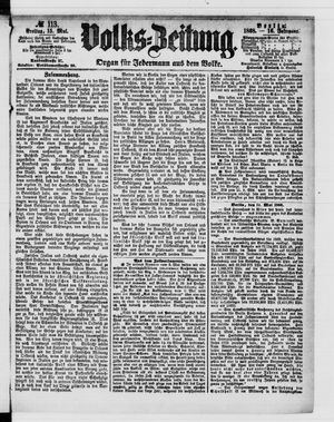 Volks-Zeitung vom 15.05.1868