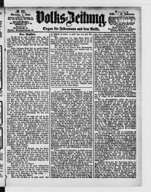 Volks-Zeitung vom 07.06.1868