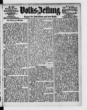 Volks-Zeitung vom 10.06.1868